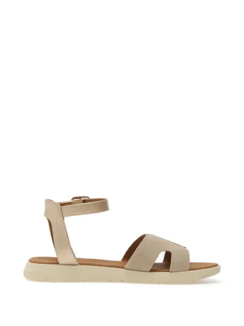 Geox buckle-fastening leather sandals Neutrals D55NNB0AJ22C2LH6