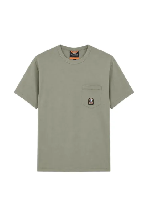 Parajumpers Neel logo-patch pocket T-shirt Green 26SMPMTSRJ01