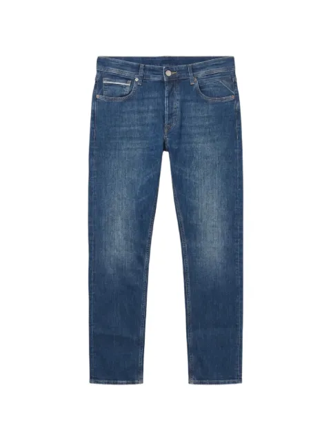 Replay faded-effect slim-fit jeans Blue MA972032685192009