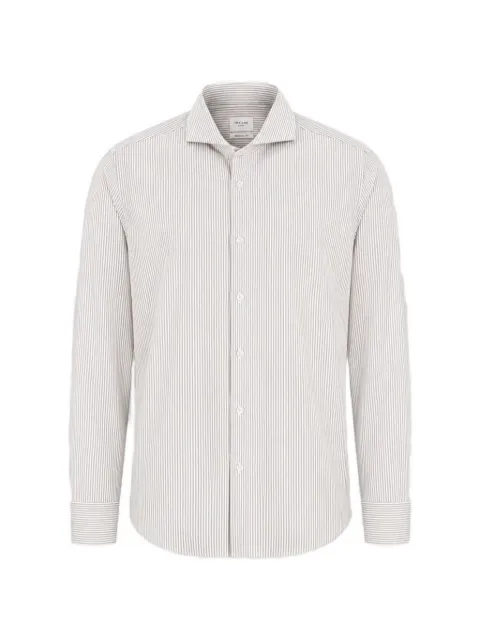 Traiano Milano long-sleeve striped shirt Neutrals T16010317263BEIGESTRIPED