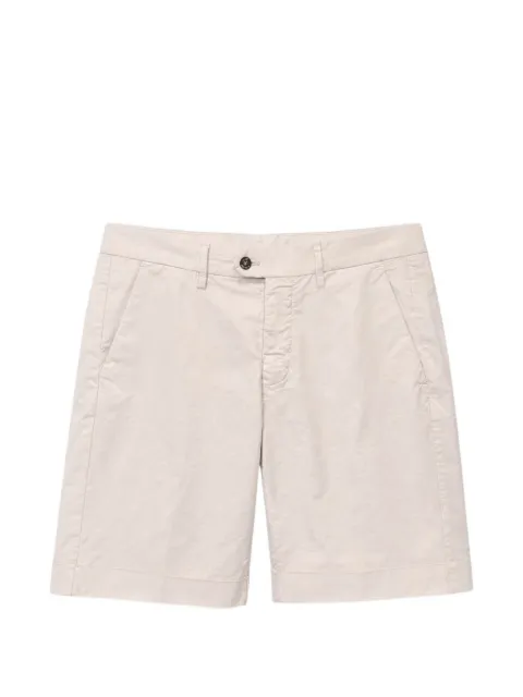 Mason's logo-embroidered flap-pocket shorts Neutrals 9BE2R9573CBE700254