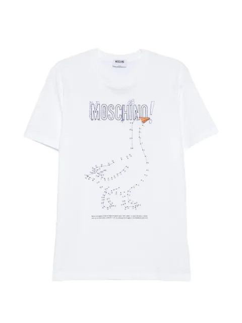Moschino logo-print cotton T-shirt White J07155241