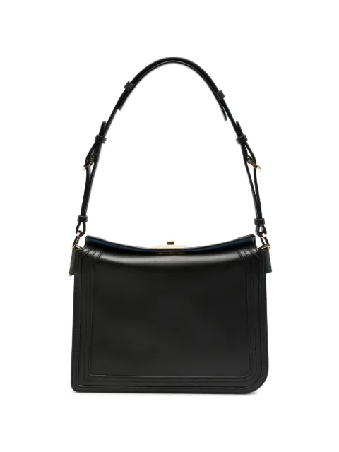 Lanvin Compagnon leather shoulder bag Black LWBGLRPMSMLEP26