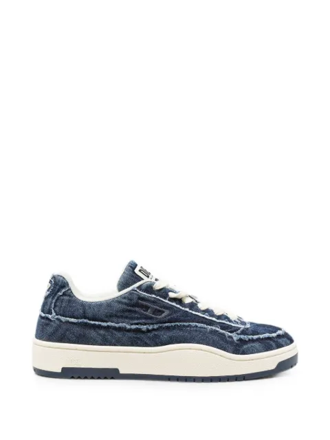 Diesel S-Tracker-D Low distressed-denim sneakers Blue Y03608P7720