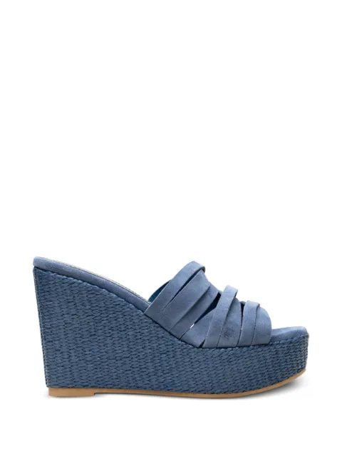 CHUCKIES strappy heeled espadrilles Blue 6608