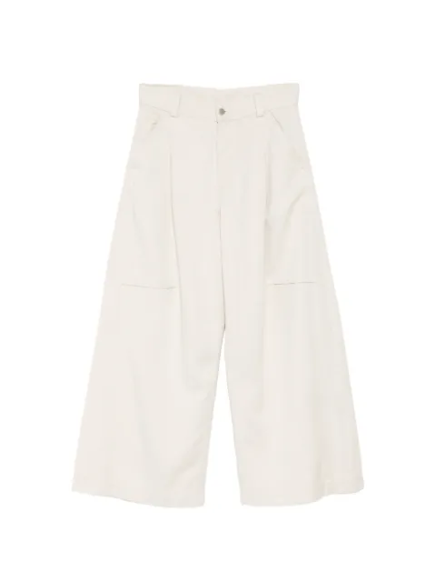 marina yee pleated wide-leg jeans Neutrals SS260126002DEANJULIUS