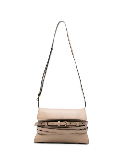 Moschino Tie Me belt-detail shoulder bag Neutrals MC4014PP1POA0