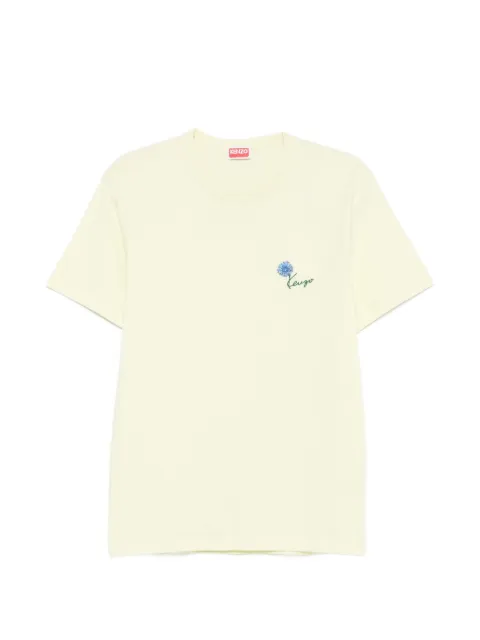 Kenzo logo-embroidered T-shirt Green FG65TS1624SG