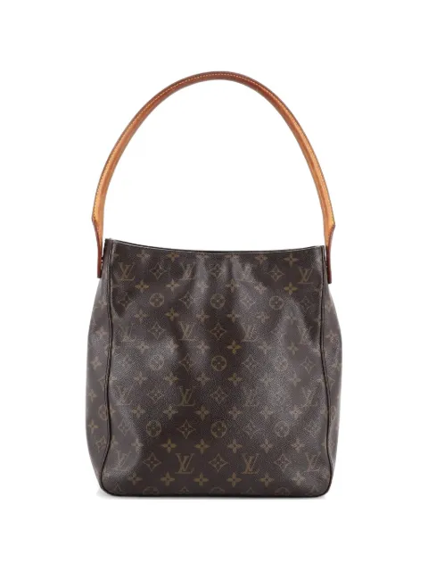 Louis Vuitton Pre-Owned Looping Handbag Monogram Canvas GM shoulder bag Brown SI3E3OXOPGOMDAQ0