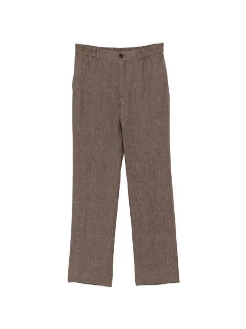 Incotex elasticated-waistband trousers Brown 1T00057016A610610