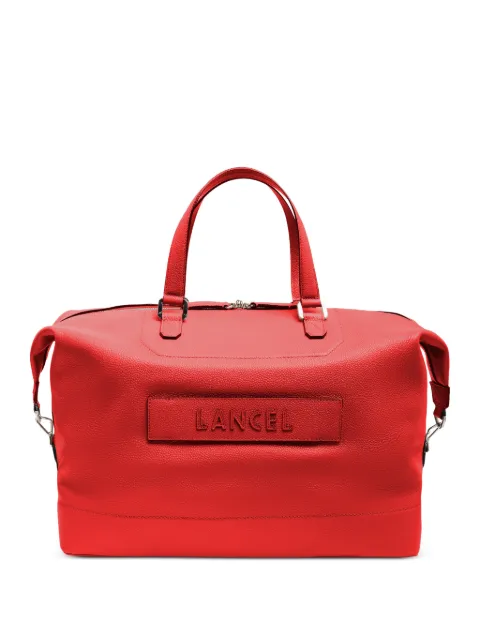 Lancel Ninon de Lancel logo-handle weekend bag Red A14170IRTU