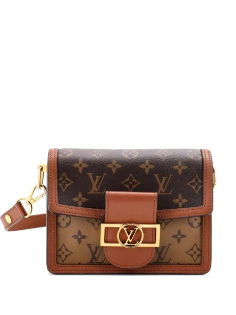 Louis Vuitton Pre-Owned Dauphine Shoulder Bag Reverse Monogram Canvas Mini crossbody bag Brown IA3ED64CUPWLIG1A