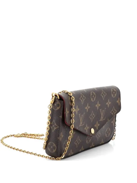 Louis Vuitton Pre-Owned Felicie Pochette Monogram Canvas crossbody bag Brown GI9ZOW7XZA3TRGW2