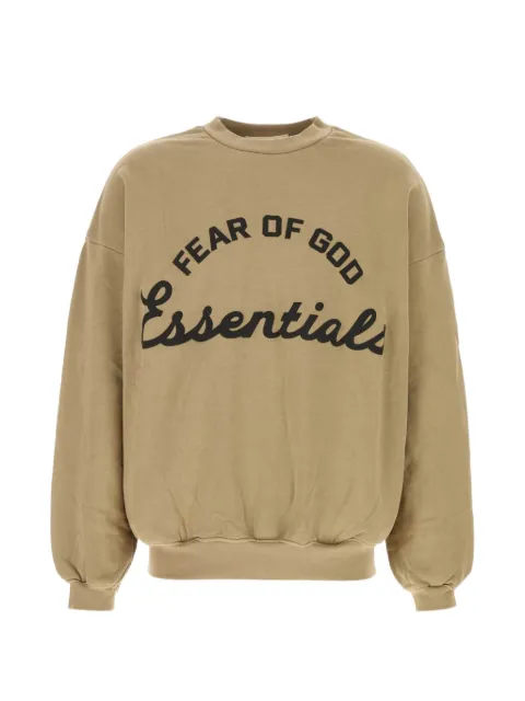 FEAR OF GOD ESSENTIALS logo-print oversized sweater Neutrals 192SP264452F