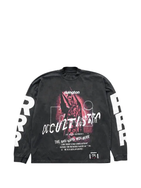 RRR123 Occultista long-sleeve T-shirt Black OCCTLS08