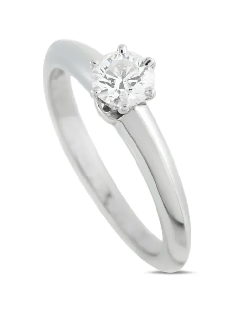 Tiffany & Co. Pre-Owned diamond solitaire ring Silver TI04040926