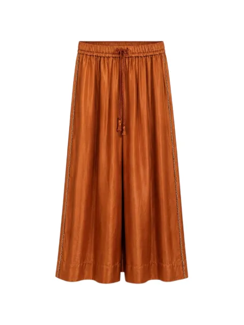 Forte Forte drawstring-waist palazzo pants Orange 148673075