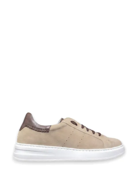 CALCE panelled suede sneakers Brown X2527