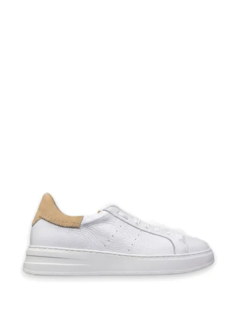 CALCE panelled leather sneakers White X2527