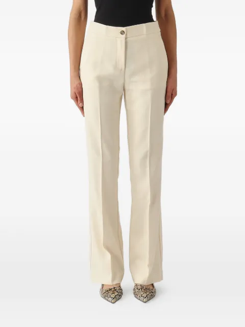 PINKO trousers with pressed pleat detail White 107595A2W6