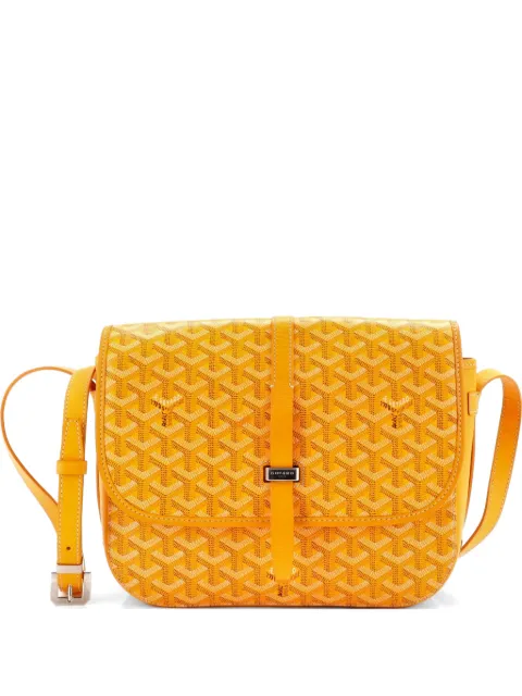 Goyard Pre-Owned Belvedere II Messenger Bag Coated Canvas MM crossbody bag Yellow AQZDAPAM7EYFPQ2P