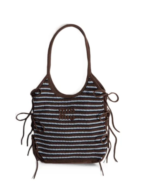 Miu Miu Ivy crochet bag Brown 5BG311VOLL2IH7