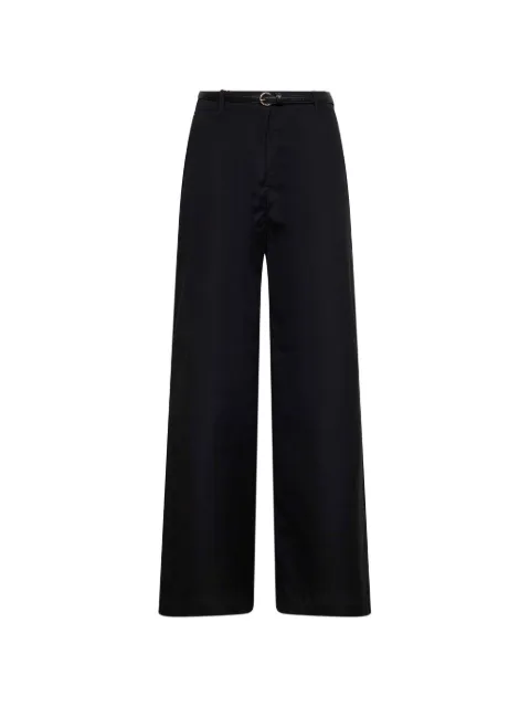 Max Mara belted wide-leg trousers Black 2616131052600