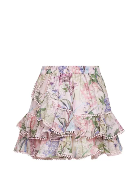 Charo Ruiz Ibiza Fera ruffled mini skirt Pink 266401PINKBOTANIC