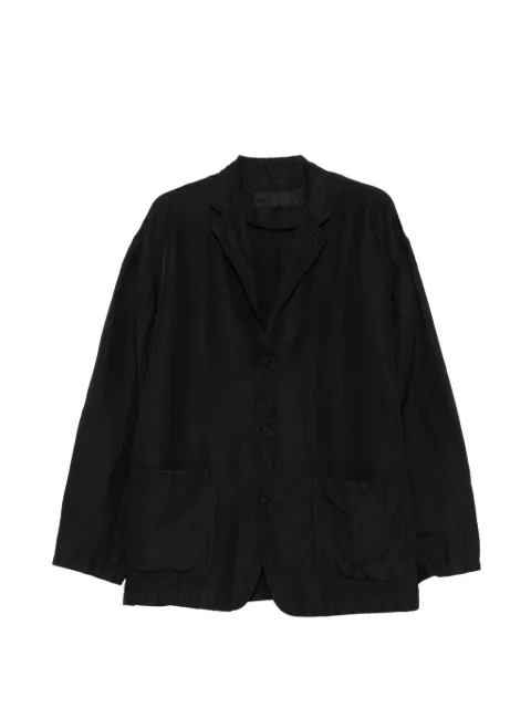 Comme des Garçons Homme patch-pocket button-up blazer Black HQJ026