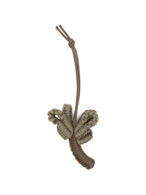 MARREA Palm Tree knotted bag charm Green MRR18097071