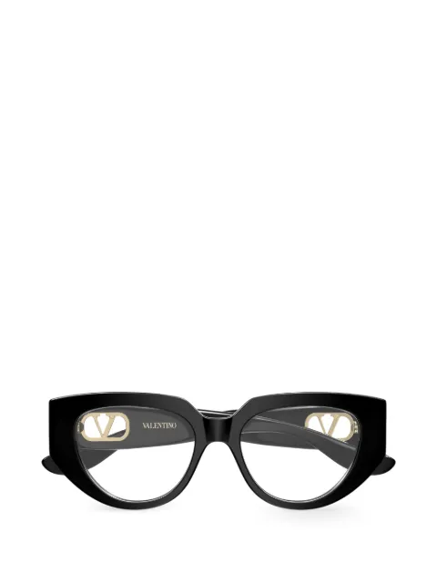 VALENTINO GARAVANI EYEWEAR VLogo cat-eye glasses Black VG0004O