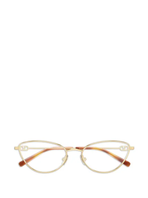 VALENTINO GARAVANI EYEWEAR VLogo cat-eye glasses Gold VG0029O