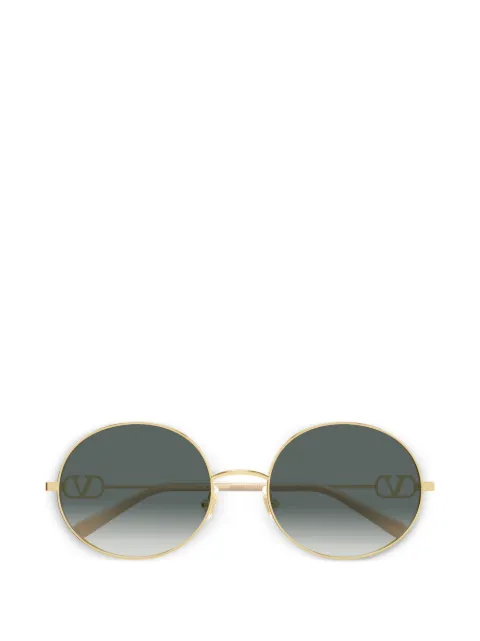 VALENTINO GARAVANI EYEWEAR VLogo round-frame sunglasses Gold VG0027S001