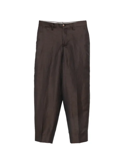 Briglia 1949 pressed-crease tailored trousers Brown CHARLOTTEW