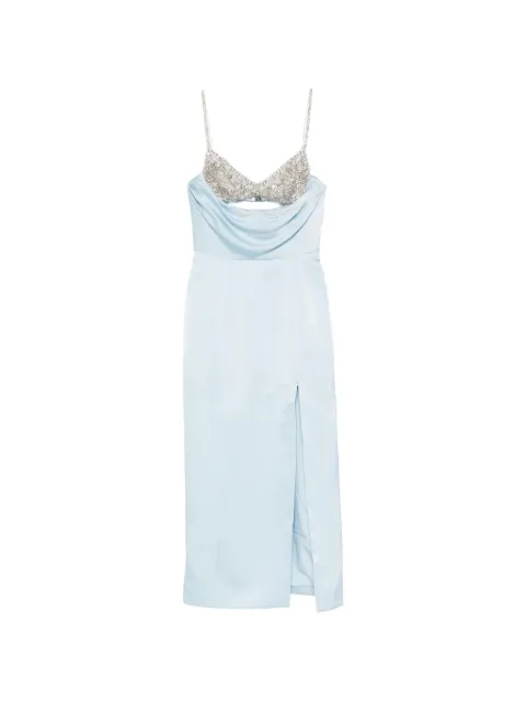 Rachel Gilbert Celestia embellished midi dress Blue 26PFRG62529SBL