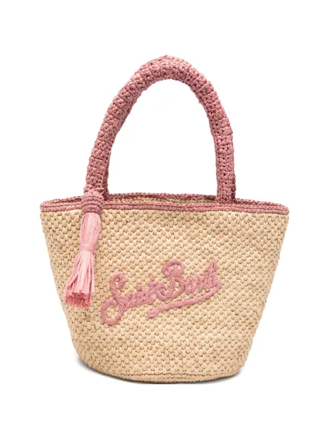 MC2 Saint Barth Marcy tassel-detail tote bag Neutrals MARR002