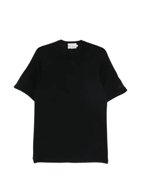 MC2 Saint Barth logo-embroidered T-shirt Black SCO000900208L