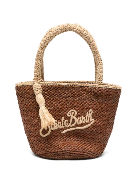 MC2 Saint Barth medium Mercy woven tote bag Brown MARR002