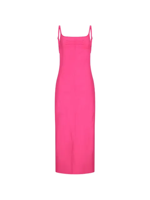 The Attico open-back slit-detail dress Pink 260WCW00279WWW068AA