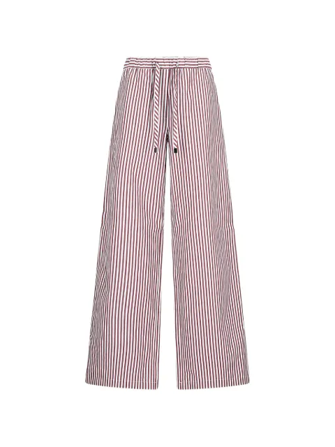 The Attico striped drawstring trousers Red 260WCP00263CCC133AA