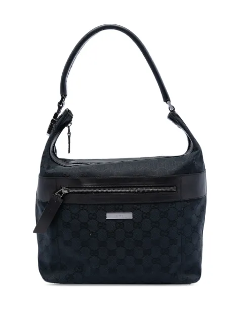 Gucci Pre-Owned 2000-2015 GG Canvas shoulder bag Black 69BJMOQQ8E3X5L2Z