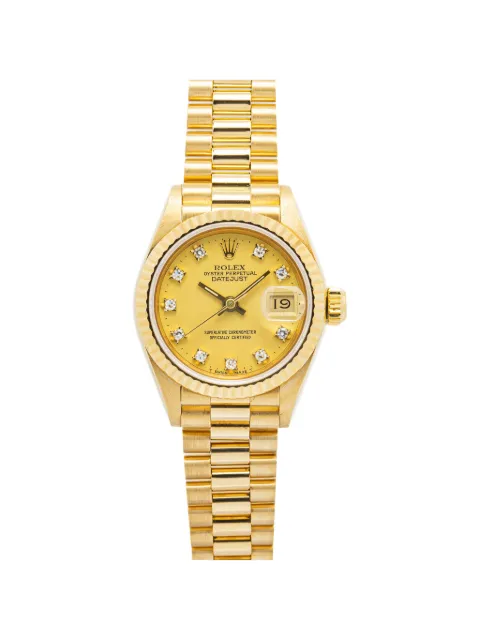 Rolex pre-owned Datejust 26mm watch Gold 69178