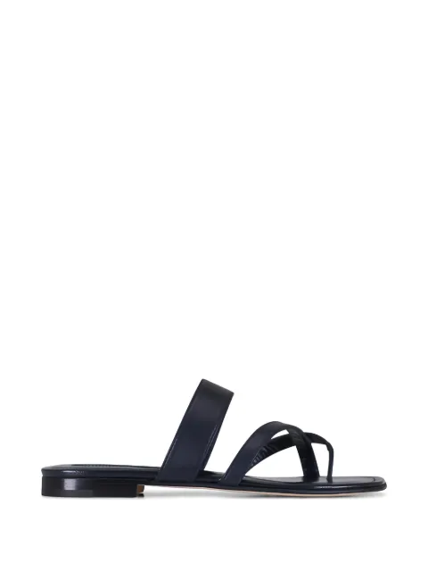 Manolo Blahnik Susa toe-strap slip-on sandals Blue 41803170021