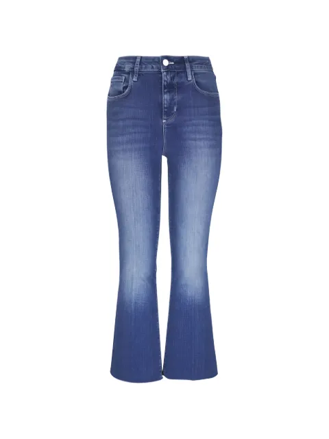 L'Agence Kendra flared cropped jeans Blue 2651PWHRMDNA