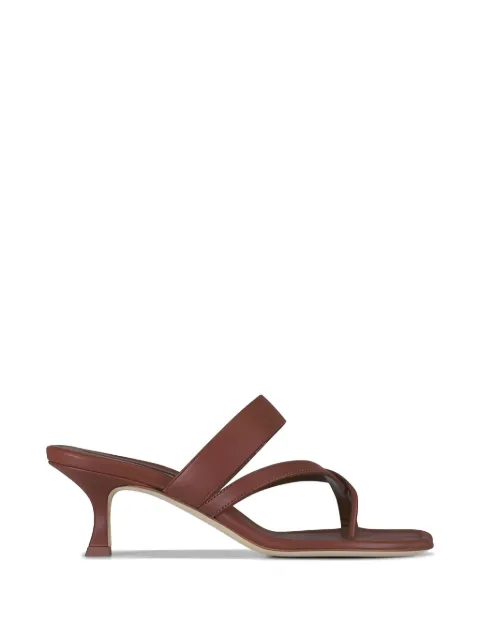 Manolo Blahnik Susa strappy leather sandals Brown 12013010001