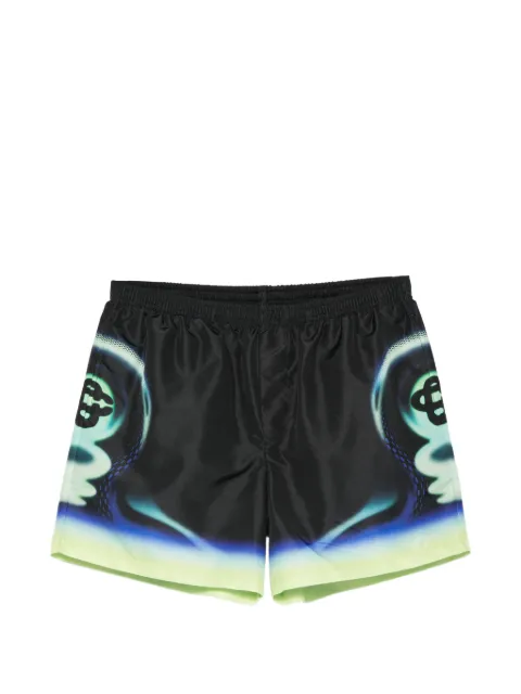 Casablanca graphic-print swimshort Black MSS26TR03201