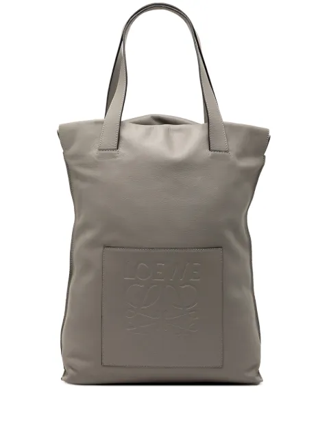 Loewe Pre-Owned 2007 Leather Anagram Shopper tote bag Grey PM8WEN9F29M6KYNR