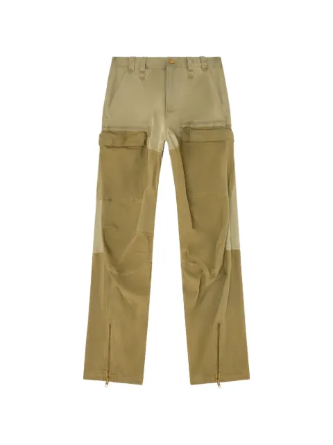 Diesel cargo pants in cotton and nylon Green A221460CJCH