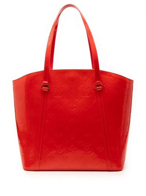 Louis Vuitton Pre-Owned 2012 Monogram Vernis Avalon GM shoulder bag Red FIMW09FZ2XTNP16G