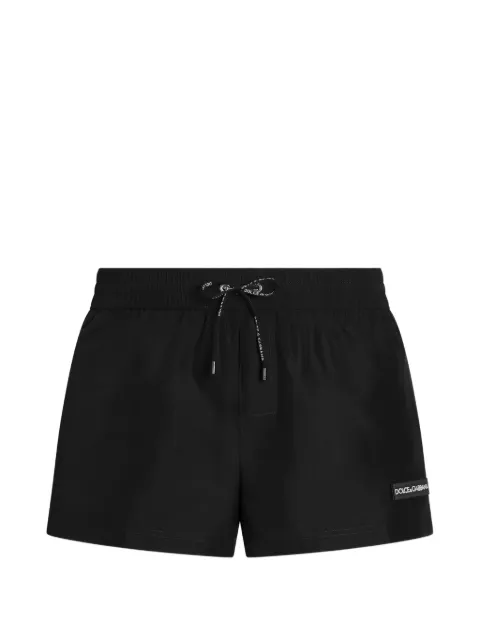 Dolce & Gabbana canvas swim shorts Black M4F62TON0DK